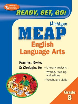 cover image of Michigan MEAP Grade 8 English Language Arts